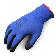 Stealth Blue Heeler PU Palm Glove 13 gauge Polyester Shell - XLarge