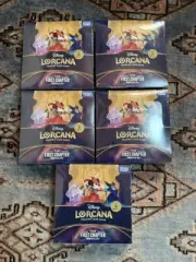 Disney LORCANA THE FIRST CHAPTER Booster BOX 5 set Japanese TAKARA TOMY