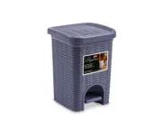 Waste Bin Elegance Ratt Liters 6 Blue Navy Stefanplast