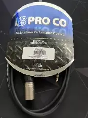 Pro Co BPBQXM-5 Excellines Balanced Patch Cable - TRS Male to XLR Male - 5 foot