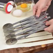 3/5/7 Wheel Pastry Cutter Stainless Steel Pizza Slicer Multi-Round Dough Roller