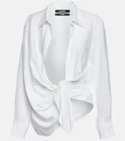 [Jacquemus] Jacquemus La Chemise Bahia top UK 6 white