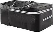 Cycle Trunk Bag | Rear Rack Bag Panniers with Reflector | Waterproof Reflective E-Bike Mountain Cycling Trunk for Commuting Travel Road Camping, Dirt Cruiser