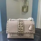 NWT MICHAEL KORS CECE MEDIUM STUDDED FAUX LEATHER SHOULDER BAG SOFT PINK