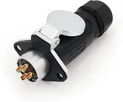 Xiaojiang Store WP20 Series Chassis Panel Mount Circular Cable and Socket Connector(2Pin Male and Female)
