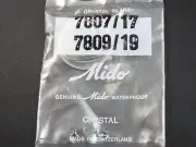 Mido Waterproof Vintage Watch Crystal Ref#7807/17 7809/19 New Old Stock