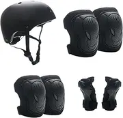 Skateboard Helmets for Toddlers, Adjustable Sons Helmets for Toddlers | Elbow Pads Light Knee Pad - Blood Adjustable Protective Equipment for Boys