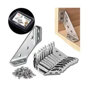 Furniture Corner Connector 20PCS Corner Brackets for WoodShelf Corner Braces ...