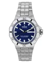 Edox Delfin The Original Day/Date Blue Dial Automatic Diver 200M Mens Watch