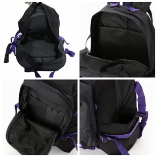 【The North Face】北臉 紫標 後背包NN7905N（黑x紫色）CORDURA尼龍日用包 NF-11