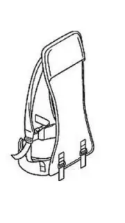 Shoulder Strap Frame Trimmer Models FR235 Original Stihl 41517109001