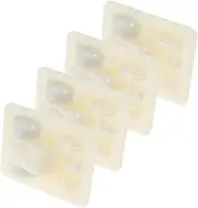 GARIOUANS Toy Car Base 4pcs Pull Back Car Components Truck Model Accessories Kids Toy Parts