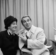 Gertrude Berg, Perry Como on Perry Como Show 1960s TV Photo