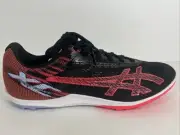 Asics Resurgence XC With Cleat Screws. Size 8 Black/Red Unisex Track And Field