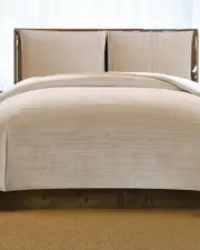 Christian Siriano Crinkle Velvet Duvet Set