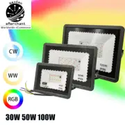 30W 50W 100W RGB LED Flood Light Waterproof IP66 Outdoor Color Changing