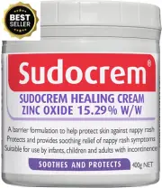 Sudocrem Healing Baby Cream 400g Soothes & Protects Skin from Nappy Rash