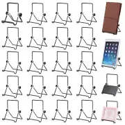 24 Pack Adjustable Wire Display Stand Foldable Tablet Holder Stand for Books