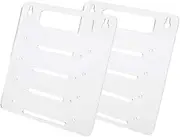Drive Drives Drive Shelf, 3.5 -inch Fixed -sheet Acrylic with a Transparent Design, Organized 4 Hard Drives for Technology Enthusiasts