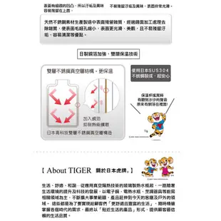 TIGER虎牌 彈蓋式保冷保溫杯/保溫瓶/彈跳杯 MCB-H048 480CC另有象印