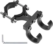 SING F LTD Electric Scooter Hanger Hook Bicycle Carrying Hook Double Hook Holder Claw Hook Storage Bag Hook for 18mm-35mm Handlebar Diameter Aluminum Alloy Black