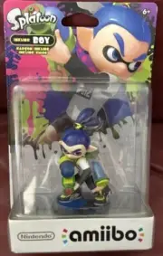 Nintendo Amiibo Blue Inkling Boy Splatoon BNIB US/NA 1st Print 2015