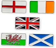 [PAC Supplies Global] Union Jack, Wales, Ireland, England, Scotland Lapel Pin Badge 3cm x 1.5cm