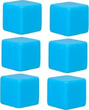 Abaodam 6 Pcs Large Blank Dice Writable Plastic Cubes for Educational Activities DIY Projects and Board Games for Classroom Decor and Interactive Learning