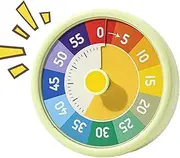 Visual Timer for Classroom | Rainbow Timer for Kids,Digital Countdown Alarm Schedule Clock 60 Minute Display for Workout Homeschool Gym Management