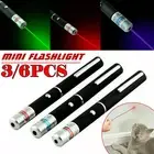 3Pack Laser Pointer Pen Green Purple Red Light Visible Beam Lazer For office Pet