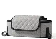 Acunny Pram Organiser, Pram Organiser Cup Holder - Oxford Fabric Pram Organiser Cup Holder - Large Capacity Baby Accessories Shoulder Strap Multifunctional Nappy Tte for Mother