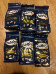 6 BagsGoldfish Harry Potter Butterbeer Butterscotch Flavor Baked Grahams 6.1 oz