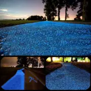 9.7Lbs 2000Pcs Glow in the Dark Stones Garden Pebbles Rocks Indoor Outdoor Decor