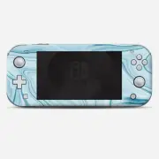 Skins Decals wrap for Nintendo Switch Lite - Baby Blue Ice Swirl Marble