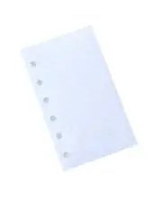 5" X 3" Paper Fits Mead 6-Ring Memo Book(46000,46030) Rld, 80 Sheets/Pk- 6 Packs