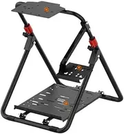 PXN-A9 Foldable Racing Wheel Stand - Adjustable Pedal Angle, Retractable 38cm, Collapsible Design for Gaming Steering Wheels