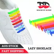 Easy Lazy No Tie Elastic Silicone Shoe Laces Cool Guy Sports Shoelaces Unisex