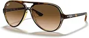 [Ray-Ban] CATS 5000 Non Polarised Sunglasses, RB4125, Light Havana & Light Brown Gradient, 59mm