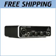 Portable 2-Channel USB Audio Interface Featuring High-Quality Midas Mic Preamp