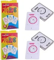 BRIGHTFUFU Teractive Digital Clock Toy for Boys and Girls Toy Clock Educational Board Game Toys for Boys and Girls
