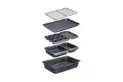 7pc Mastercraft Smart Space Non-Stick Stacking Bakeware Pan/Tray Cooking Set