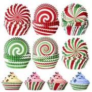 600 Pcs Christmas Cupcake Liners Muffin Baking Cups for Christmas Holiday