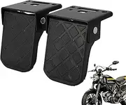 Motorcycle Foldable Foot Rest - Folding Front Foot Pegs | Noiseless Electric Bicycles Pedal, Fits Most Motorcycles For Long-Distance Travel