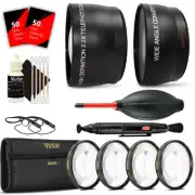 52mm Wide Angle Lens Kit for Nikon D7000/D7100/D7200 and All Nikon DSLR Camera