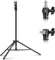 NEEWER 8.5Ft/2.6M Air Cushioned Light Stand, Heavy Duty All Metal Tripod Stan...