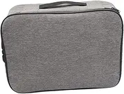 MOBUTOFU Portable Lockable File Box Organizer Capacity Document Storage Bag with Combination Lock for Safeguarding Papers Passports and Valuables Multi Design for Home and Office Use