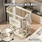 Removable Laundry Basket Clothes Storage Organizer Bin with Shelving for Home AU
