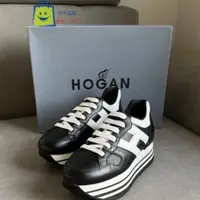 在飛比找蝦皮購物優惠-HOGAN 經典H222系列運動鞋 休閒鞋 厚鞋底2.5cm