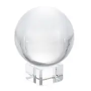1Set 70mm/2.8" K9 Crystal Ball Decorative Ball w Box and Crystal Stand Clear