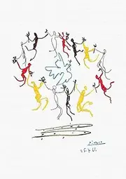 Pablo Picasso Posters Pablo Picasso dance of youth Canvas Painting Abstract Wall Art Pablo Picasso Prints For Home Decor Pictures 40x60cm No Frame